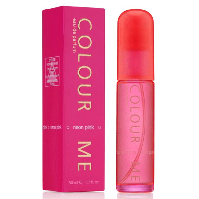 Colour Me Neon Pink Eau de Parfum Femme 50 ml – Parfum Oriental Boisé Floral