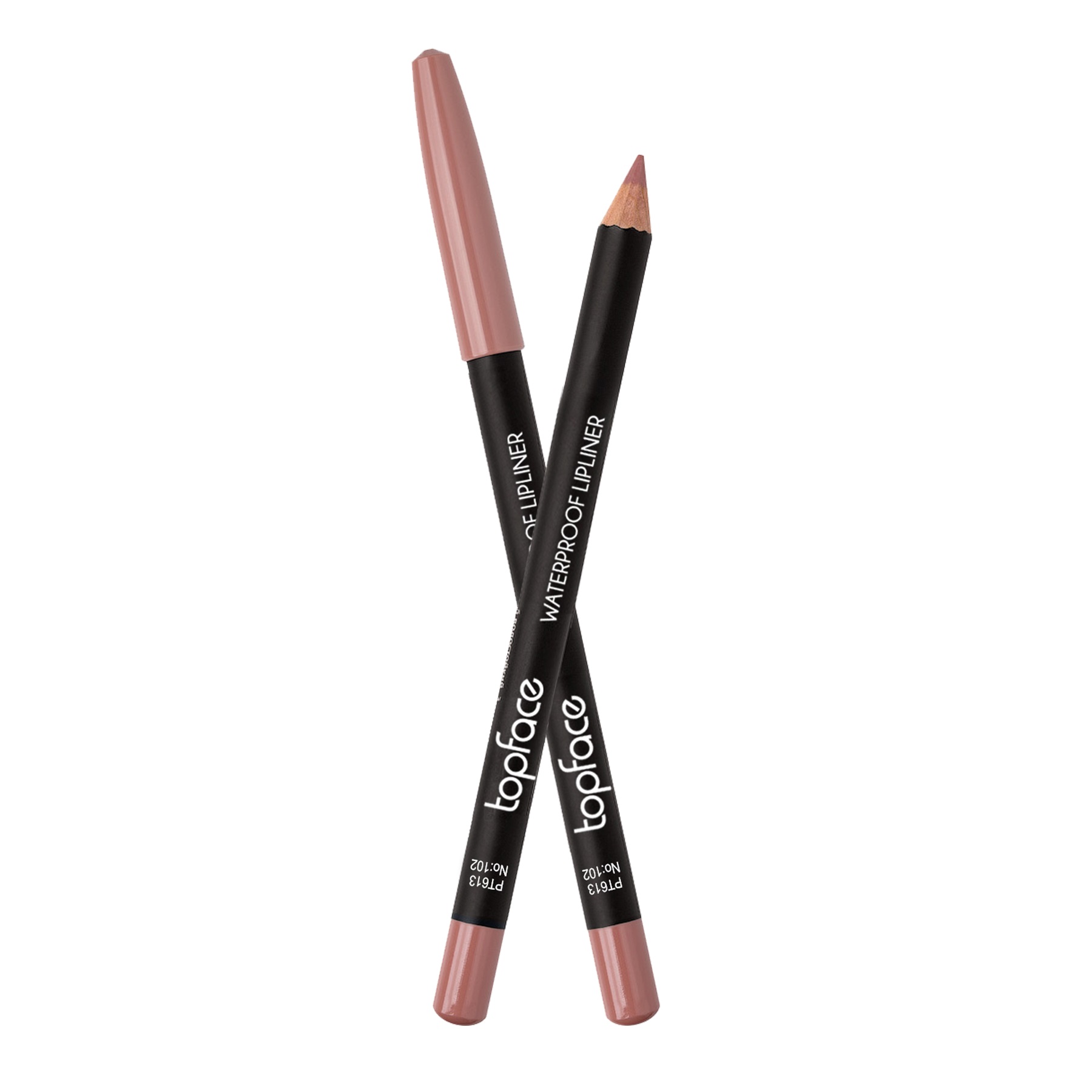 Waterproof Lipliner - Topface 102 (#a66a68)