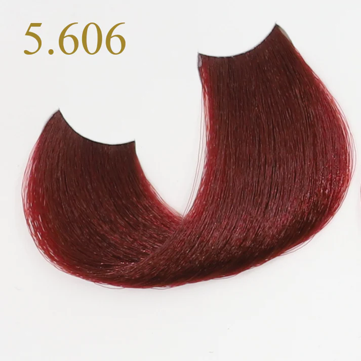 Coloration Keratin Oro Pure Fanola Oro Therapy - Rouge Chaud 5.606 Chatain clair rouge chaud