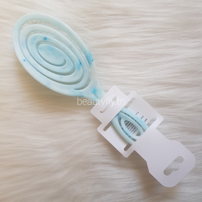 Brosse Démêlante Dégradé Bleu – Cheveux Bouclés & Massage Cuir Chevelu