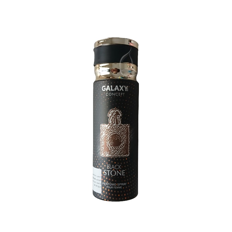 Galaxy Concept Body Spray Perfume - Femme - Déodorant Parfumé Longue Tenue (Plusieurs Parfums) Black Stone