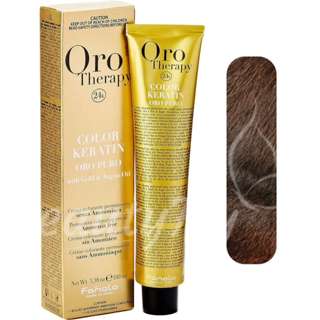 Coloration Keratin Oro Pure Fanola Oro Therapy - Chocolat
