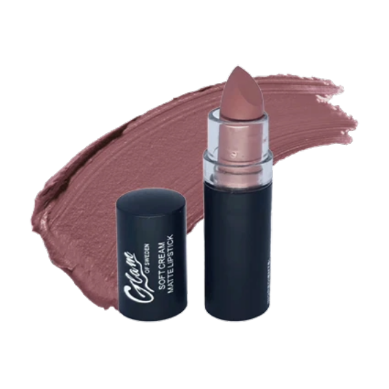 Rouge à Lèvres Soft Cream Matte Lipstick Glam of Sweden 06-Princess (#ab6463)