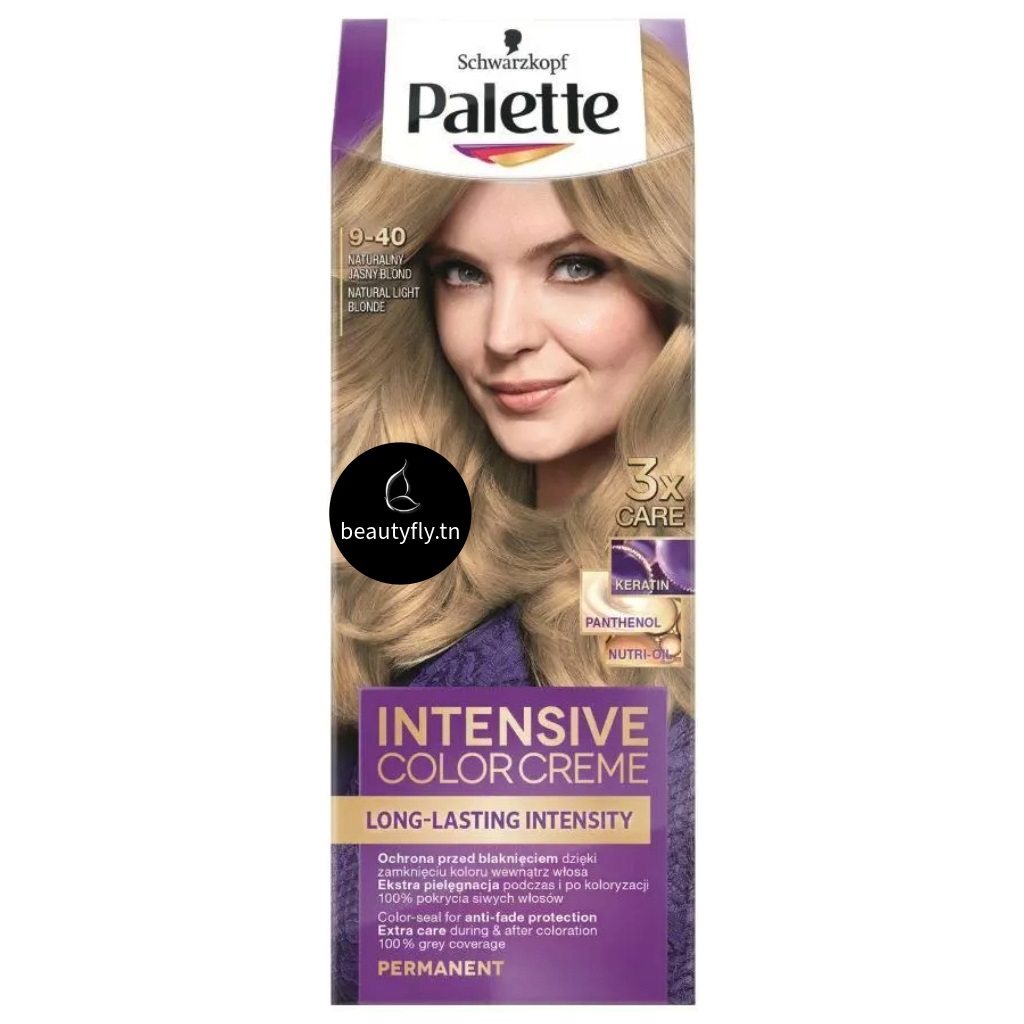 Palette Intensive Color Crème – Coloration Longue Durée 9-40 Natural Light Blonde
