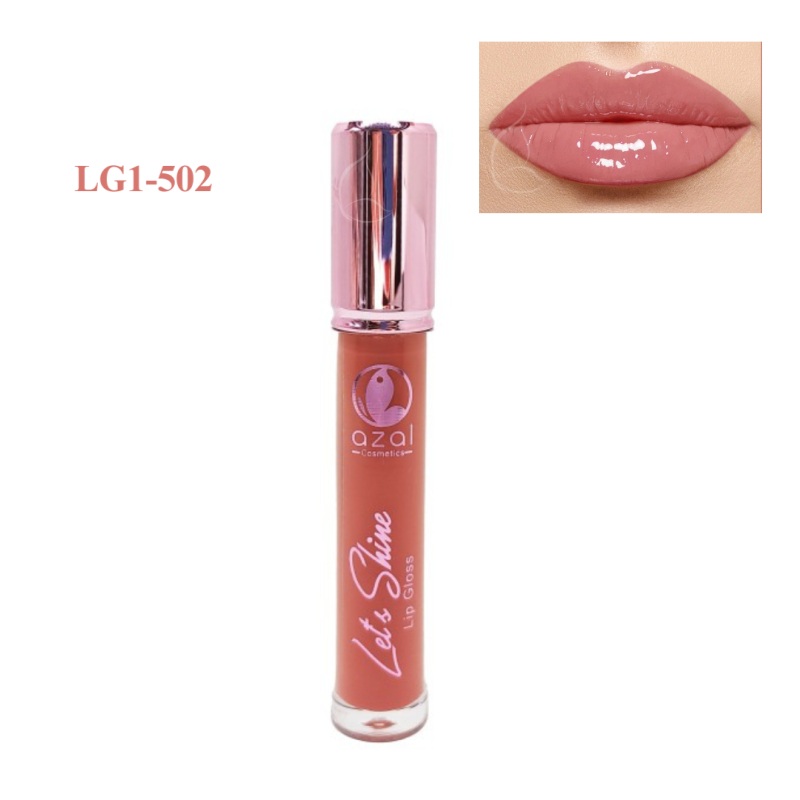 Gloss LET’S SHINE Azal – Brillance Intense & Hydratation Longue Tenue LG1 - 502 (#d5786a)