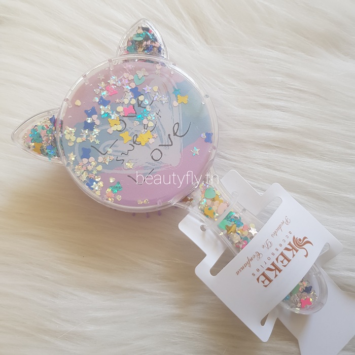 Brosse à Cheveux Enfant Mignonne – Formes & Décors Girly (Licorne, Lama, Cœur…)