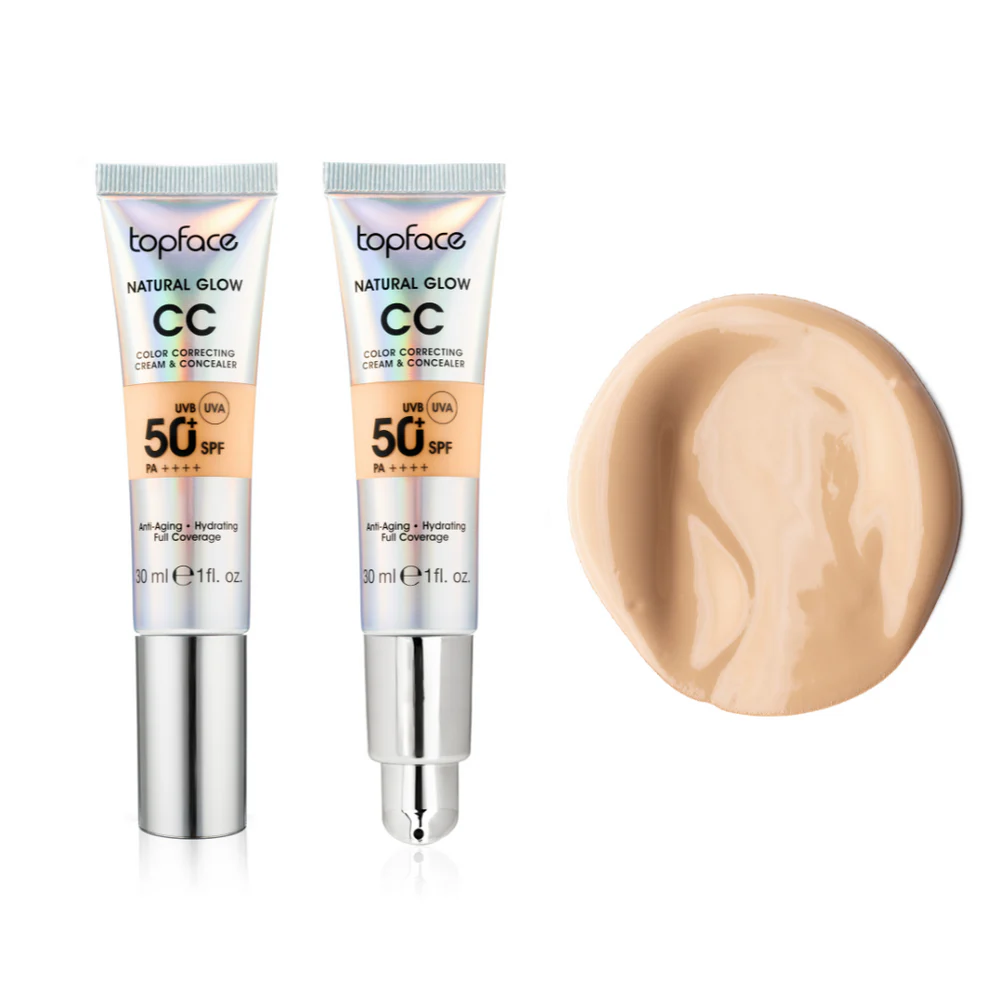 Topface CC Cream SPF 50+ – Crème Correctrice Teint & Anti-Âge avec Haute Protection Solaire 004