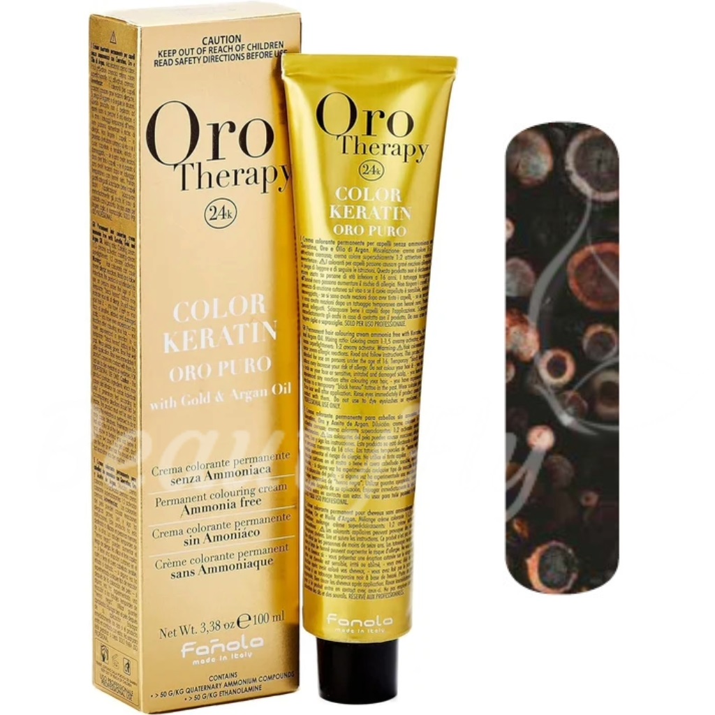 Coloration Keratin Oro Pure Fanola Oro Therapy - Acajou