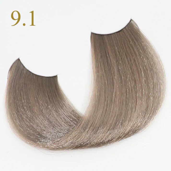 Coloration Keratin Oro Pure Fanola Oro Therapy - Cendré 9/1 Blond très clair cendré