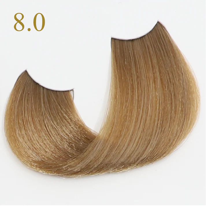 Coloration Keratin Oro Pure Fanola Oro Therapy - Naturel 8.0 Blond Clair