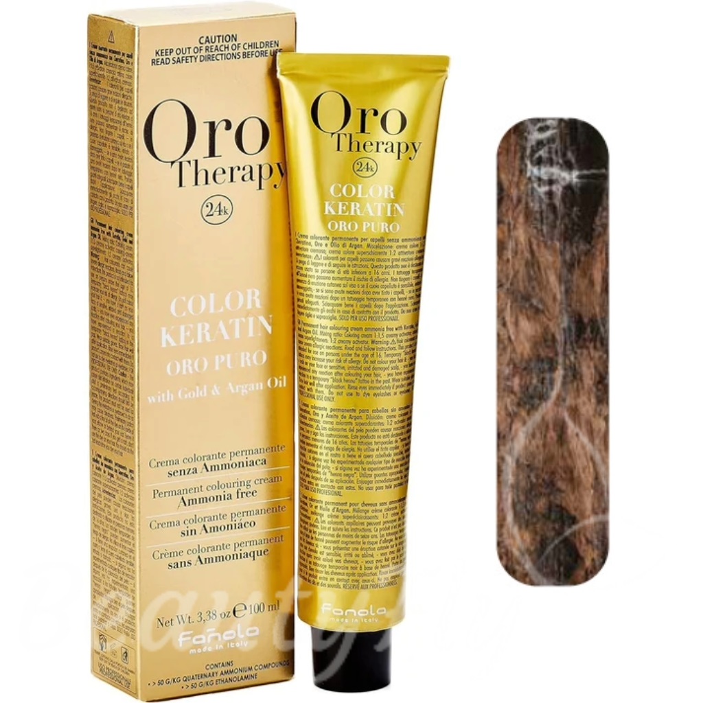 Coloration Keratin Oro Pure Fanola Oro Therapy - Naturel Intense