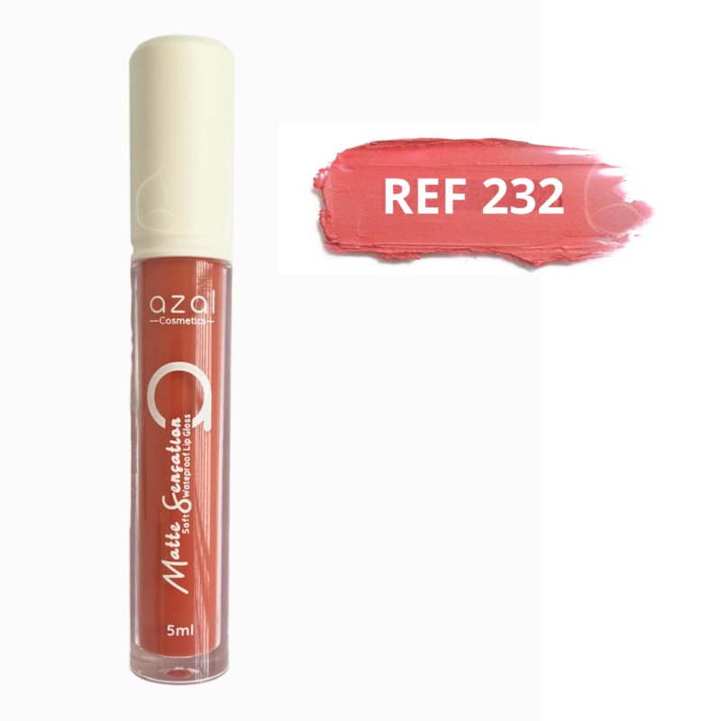 Gloss MATTE SENSATION – Couleur Intense, Fini Mat & Longue Tenue REF 232