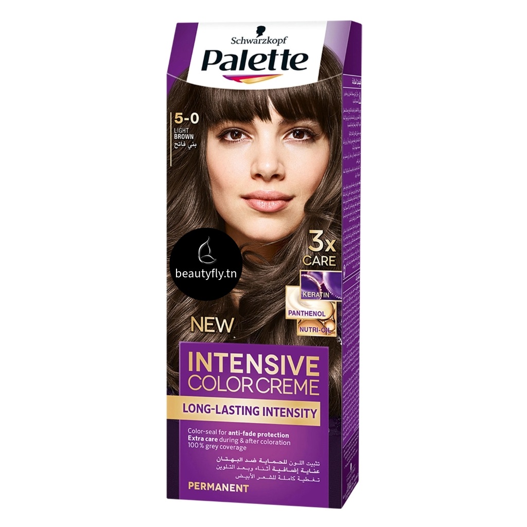 Palette Intensive Color Crème – Coloration Longue Durée 5-0 Light Brown