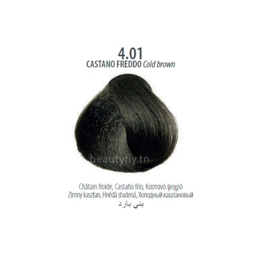 Maxima Professional Hair Color Plex - Naturel Froid 4.01