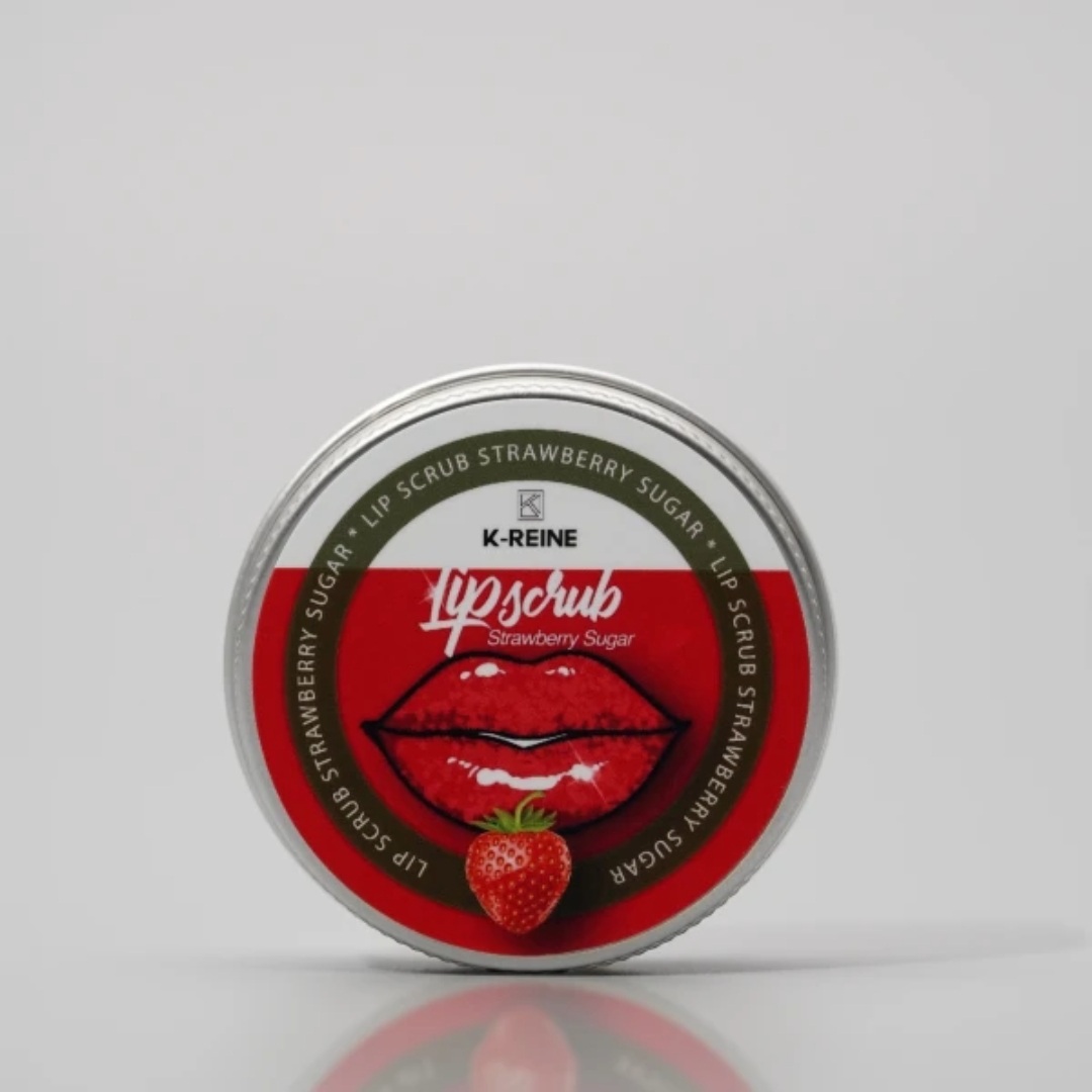 Gommage Lèvres Naturel de K-Reine - 30 ml - Vanille, Fraise ou Cerise Strawberry