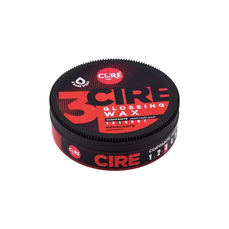 CURE Cire Coiffante Modelante Effet Mat – Fixation Forte – Rouge
