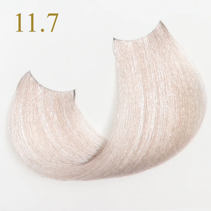 Coloration Keratin Oro Pure Fanola Oro Therapy - Blond 11.7 Super blond platine irisé