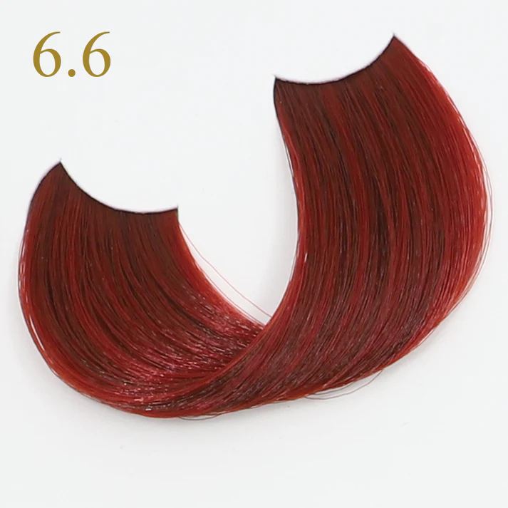 Coloration Keratin Oro Pure Fanola Oro Therapy - Rouge 6.6 Blond foncé rouge