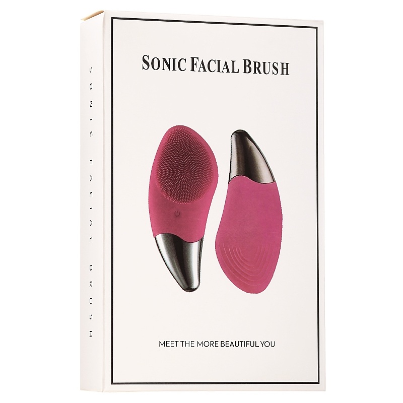 Brosse Visage Sonique Électrique – Nettoyage en Profondeur & Massage Facial – Brosse en Silicone Rechargeable