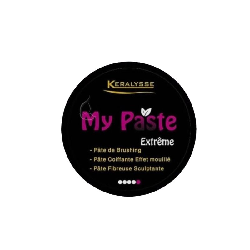 My Paste Extreme Keralysse – Pâte Coiffante à Fixation Extrême Effet Mouillé – Crème de Brushing Texturisante