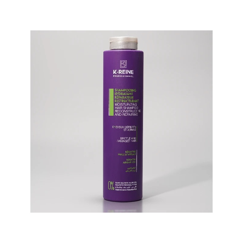 Shampoo for Hair Fiber Thickening & Reconstruction – Argan Oil, Keratin & Vitamin E | Sulfate-Free