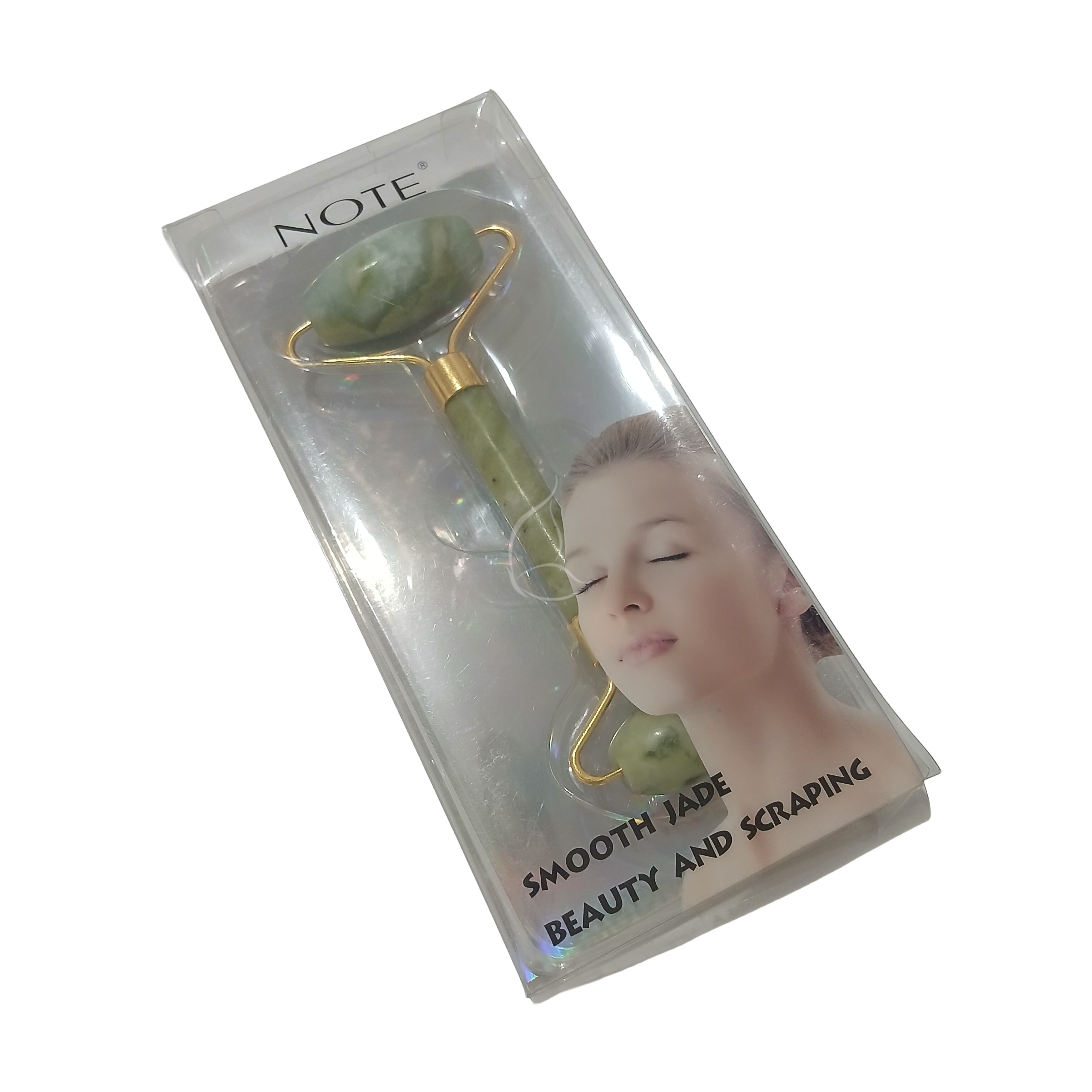 Rouleau de Jade Lisse NOTE pour le Visage | Massage & Gua Sha Anti-âge