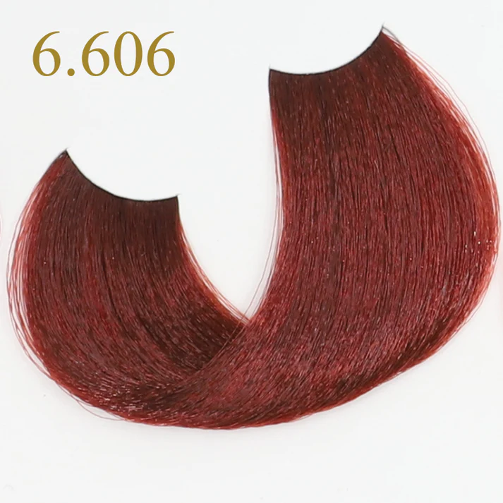 Coloration Keratin Oro Pure Fanola Oro Therapy - Rouge Chaud 6.606 Blond foncé rouge chaud