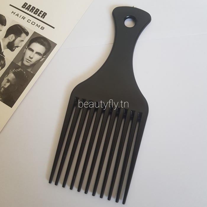 Peigne Afro Professionnel Barber – Dents larges pour cheveux épais et bouclés