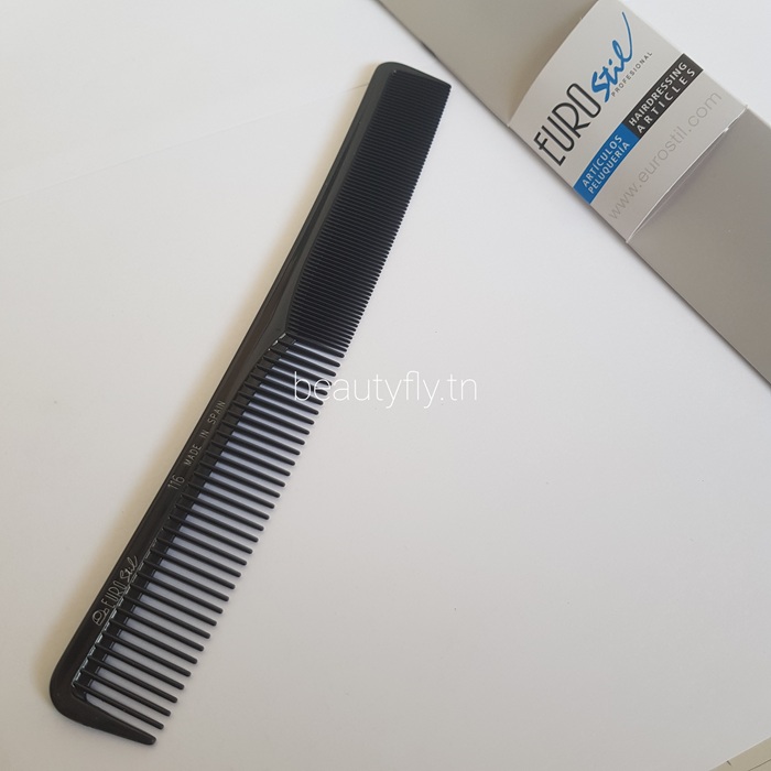 Peigne de Coiffure Professionnel EUROStil 116 – Résistant à la Chaleur, Fabriqué en Espagne