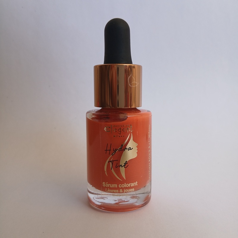 HYDRA TINT Elegant – Sérum Colorant 2 en 1 Lèvres & Joues – 15ml – Teintes Red, Pink, Orange & Pêche Orange