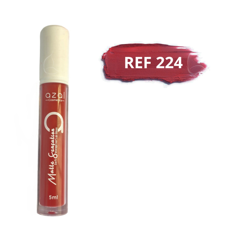 Gloss MATTE SENSATION – Couleur Intense, Fini Mat & Longue Tenue REF 224