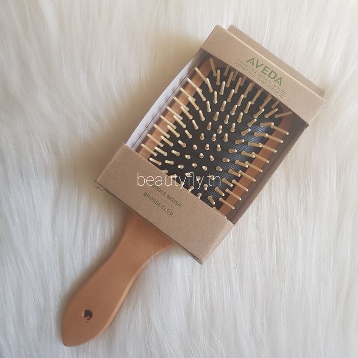 Brosse Paddle Professionnelle en Bois – Base Noire | Antistatique & Confort