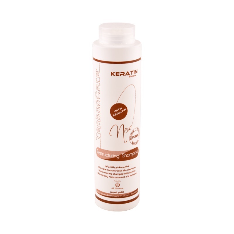 Shampoing Restructurant à la Kératine Technocare – 400 ml – Cheveux Fragilisés