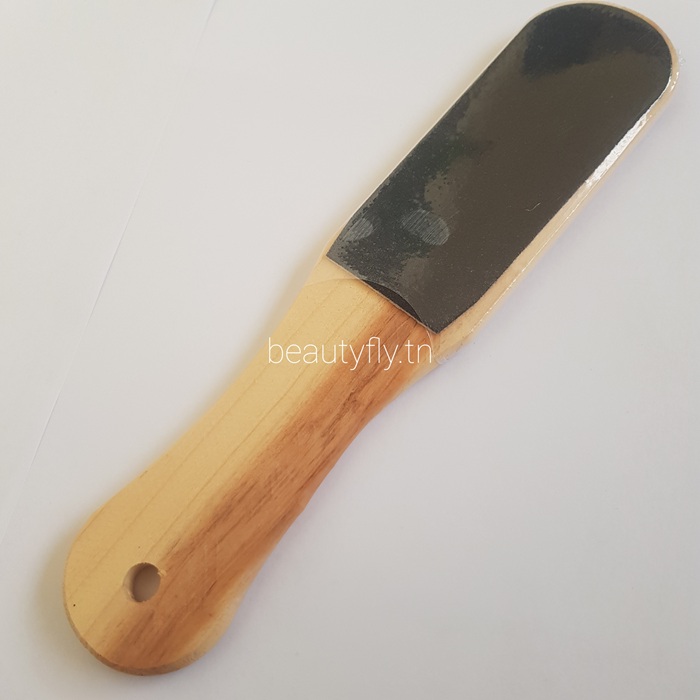 Râpe à Pied en Bois Double Face – Lime Naturelle pour Pédicure & Callosités