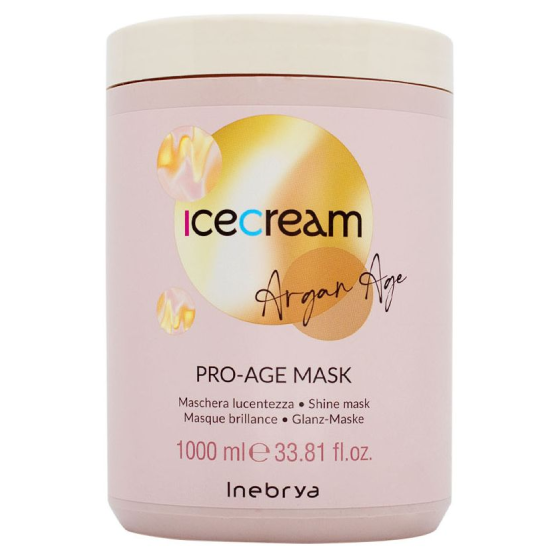 Masque Revitalisant Inebrya Ice Cream Pro-Age Argan Age 1000 ml