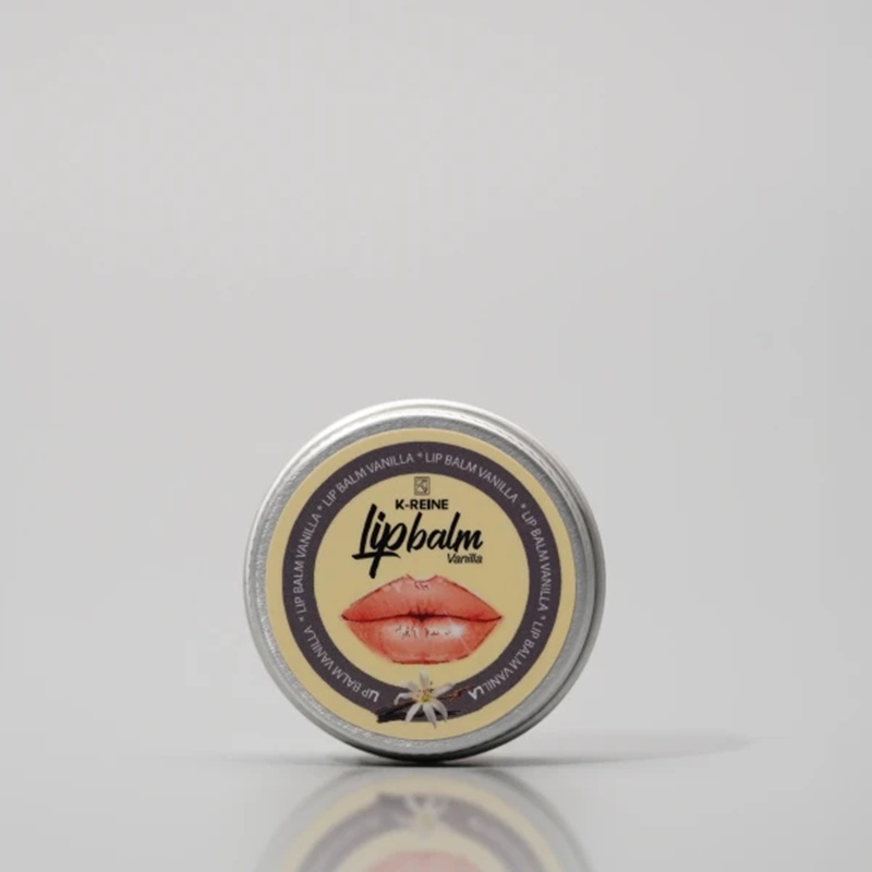 Baume à Lèvres Naturel K-Reine - Vanille, Cerise ou Fraise | 10 ml Vanilla