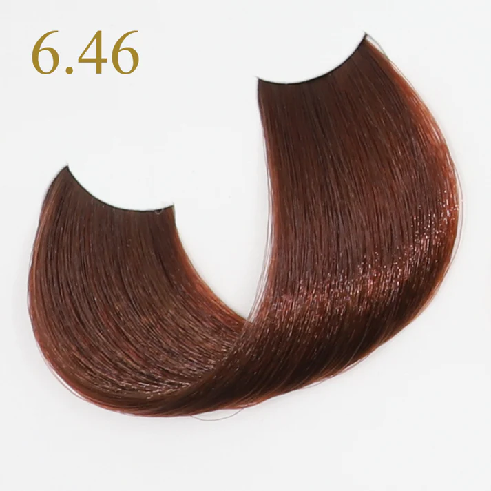 Coloration Keratin Oro Pure Fanola Oro Therapy - Cuivré 6.46 Blond foncé cuivré rouge