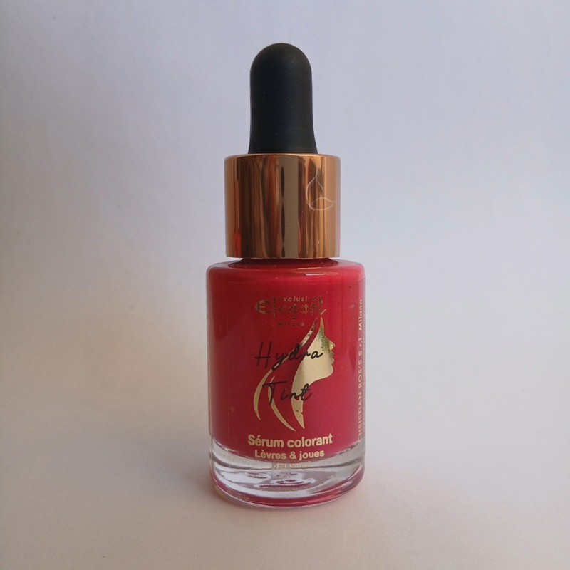 HYDRA TINT Elegant – Sérum Colorant 2 en 1 Lèvres & Joues – 15ml – Teintes Red, Pink, Orange & Pêche Red