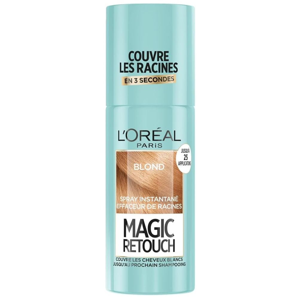 L’Oréal Paris Magic Retouch Spray Correcteur de Racines 75 ml – Couverture Instantanée des Cheveux Blancs Blond