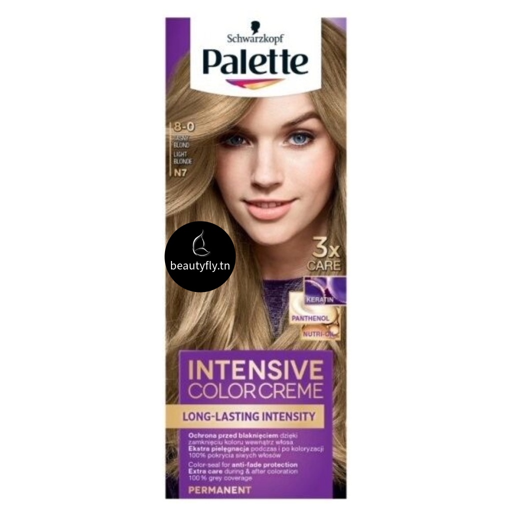 Palette Intensive Color Crème – Coloration Longue Durée 8-0 light Blonde