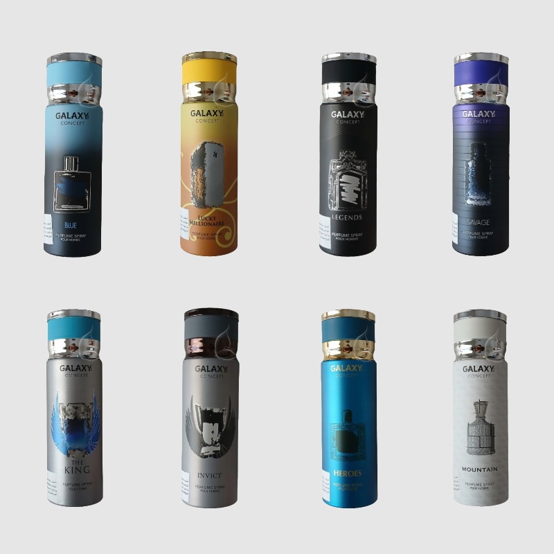 Galaxy Concept Body Spray Perfume - Homme - Déodorant Parfumé Longue Tenue (Plusieurs Parfums)