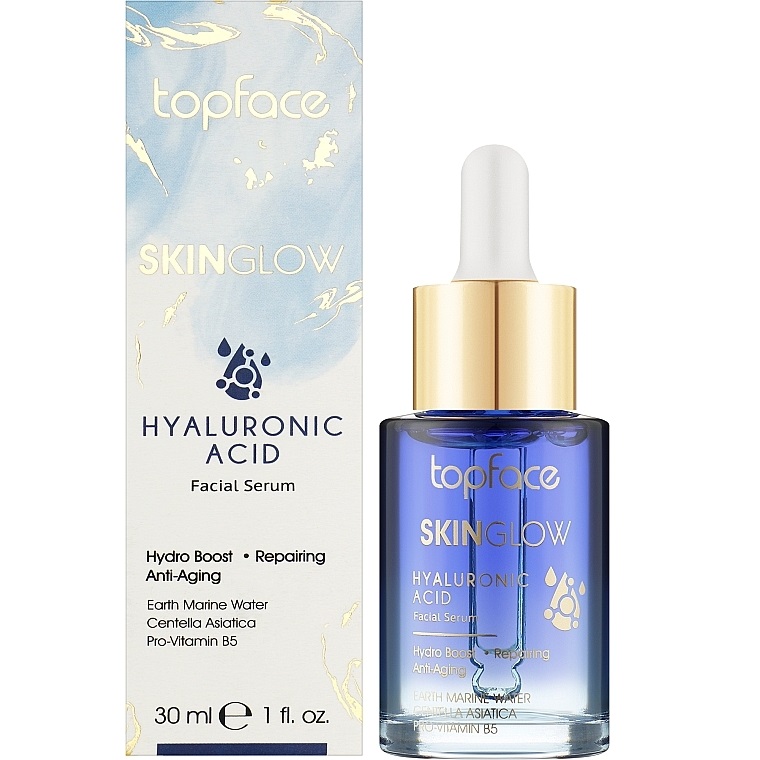 Sérum Visage à l'Acide Hyaluronique Skin Glow TopFace – 30 ml