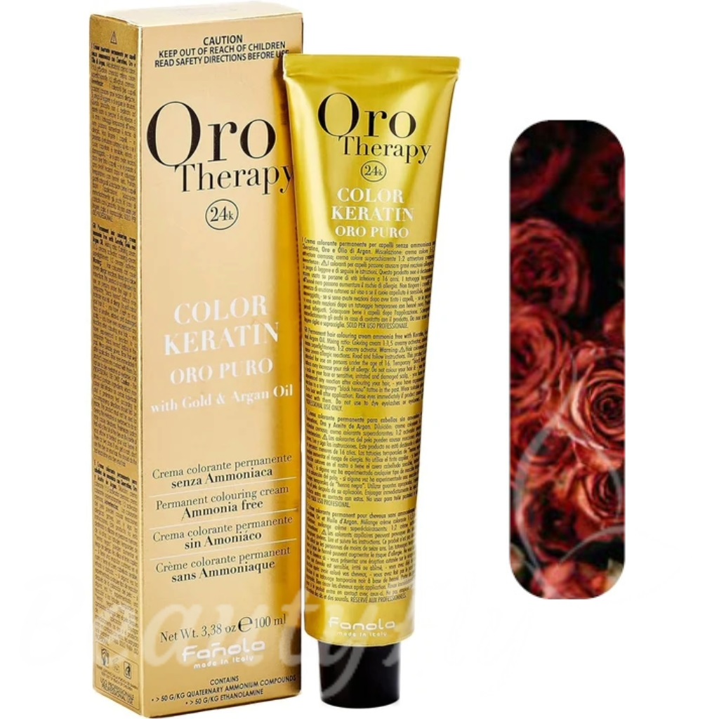 Coloration Keratin Oro Pure Fanola Oro Therapy - Rouge