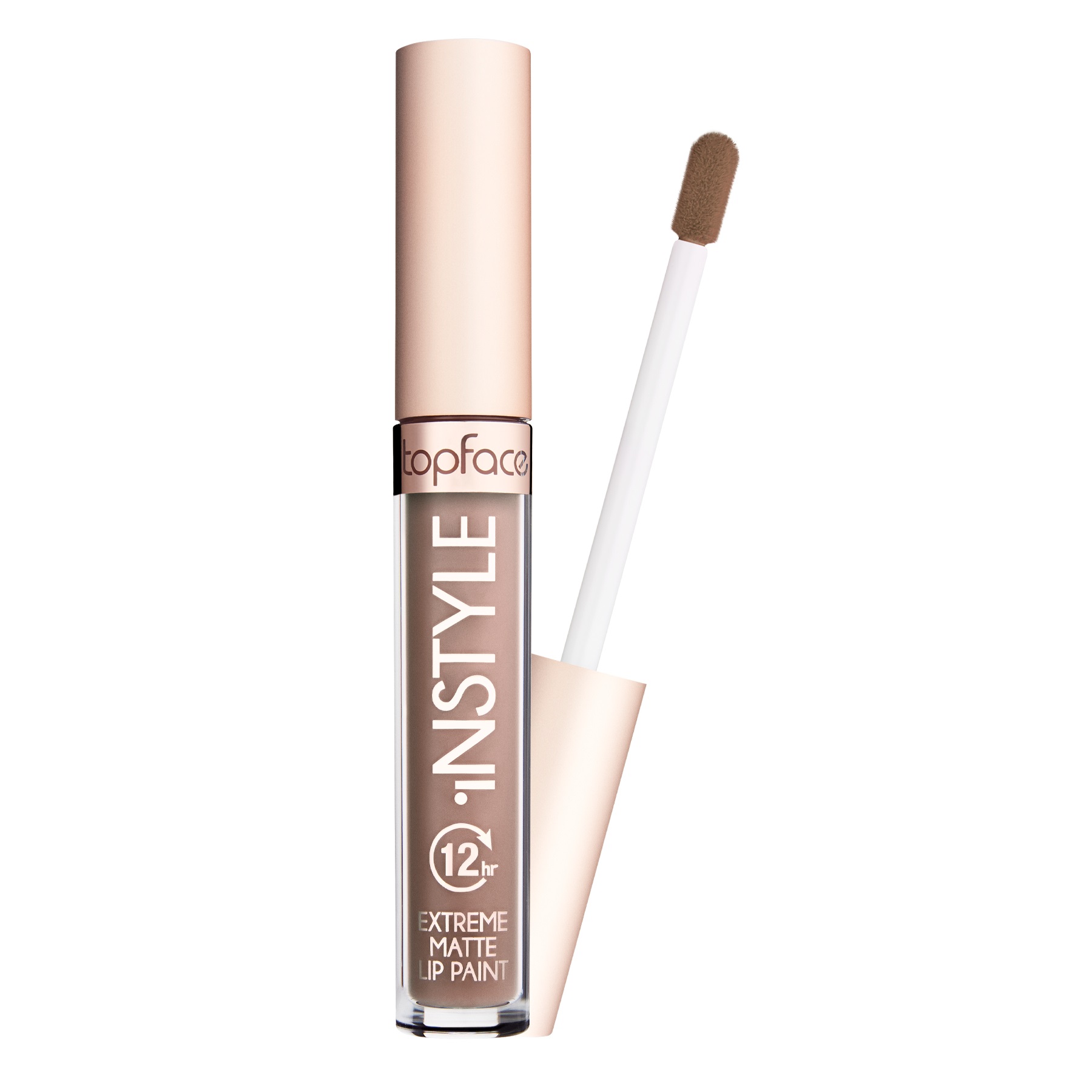 Gloss matte Topface Instyle Extreme Matte Lip paint 007 (#8e6664)