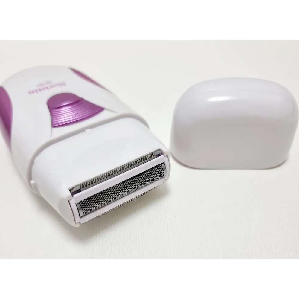Rasoir Électrique Rechargeable Noristin NS-501 pour Femme | Tondeuse 3-en-1 Indolore pour Corps, Visage & Maillot | Utilisation Humide & Sèche