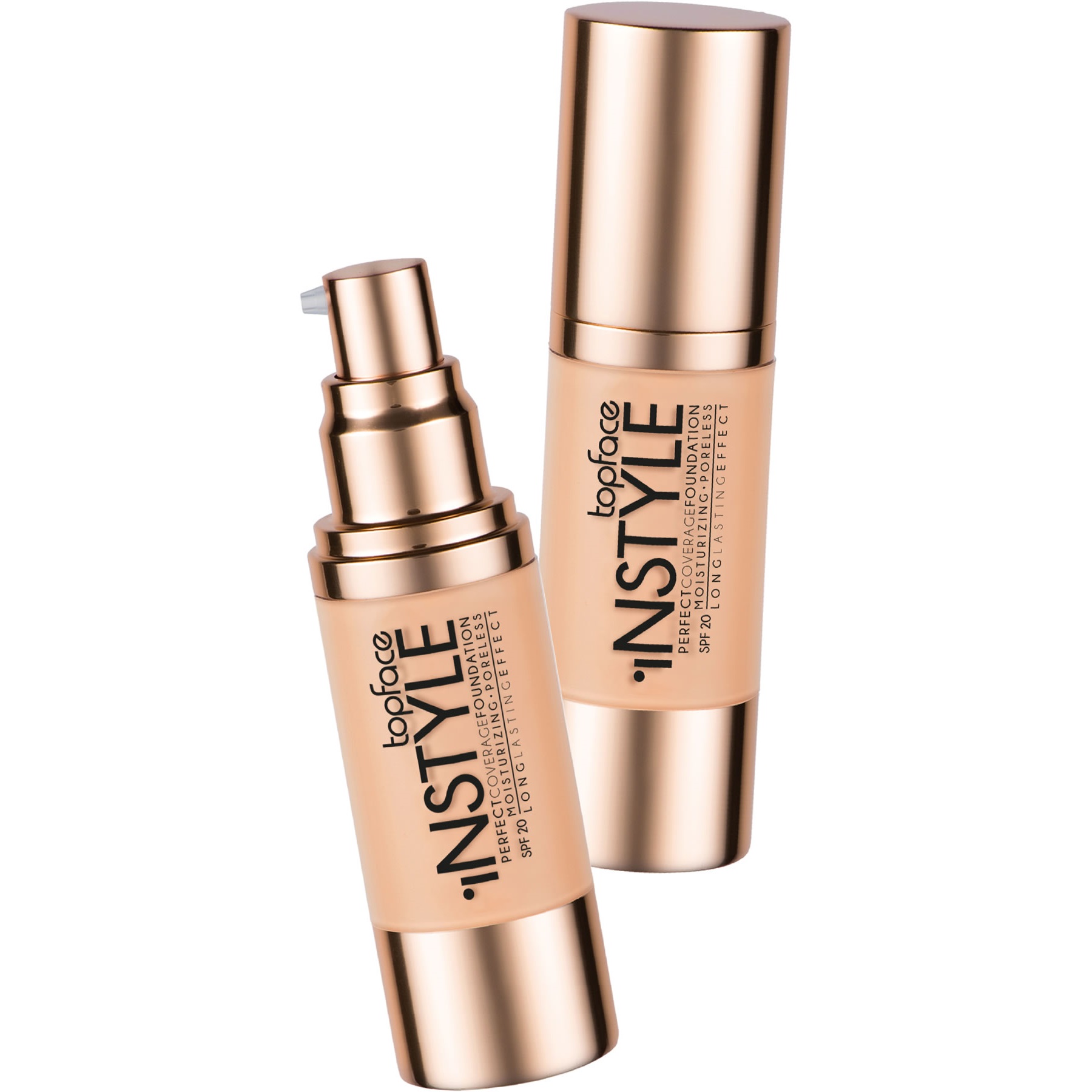Fond de Teint Topface Instyle Perfect Coverage 008 (#eeba98)