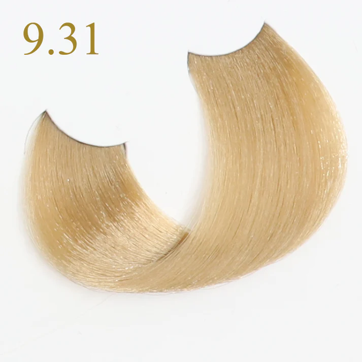 Coloration Keratin Oro Pure Fanola Oro Therapy - Sablé 9.31 Blond très clair sable