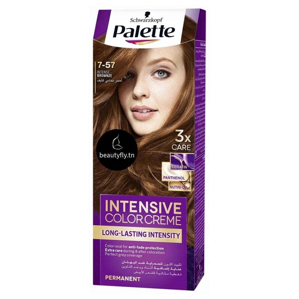 Palette Intensive Color Crème – Coloration Longue Durée 7-57 Intense Bronwze