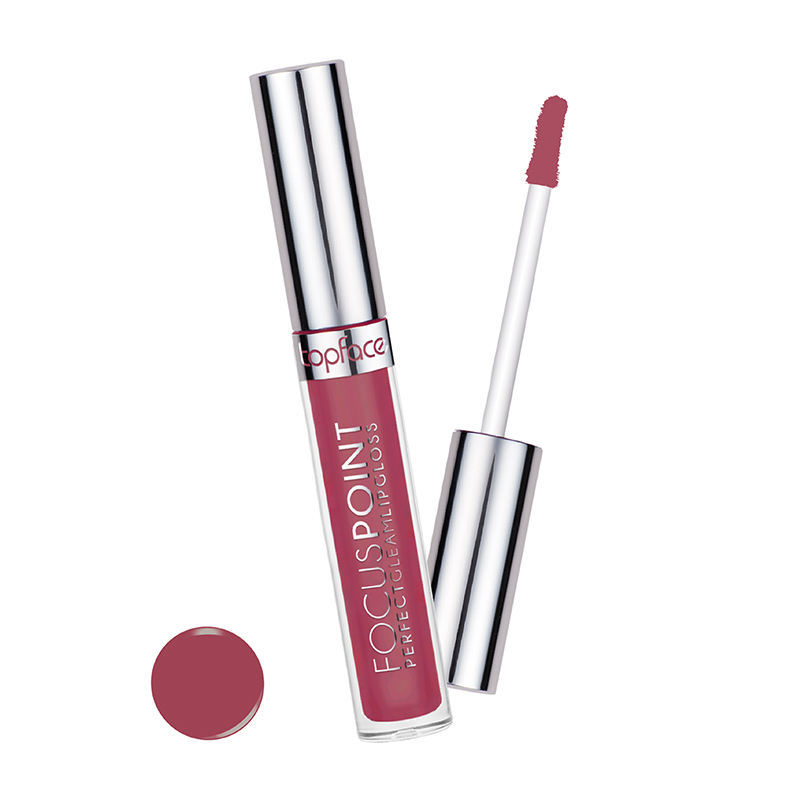 Focus Point Perfect Gleam Lipgloss - Topface 114 (#9f4254)