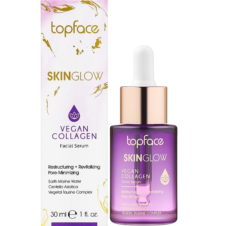 Sérum Visage Collagène Skin Glow Vegan Collagen TopFace – 30 ml